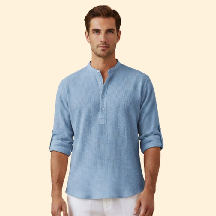Men's Casual Button-Up Shirt