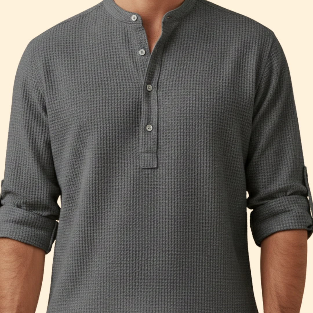 Men's Casual Button-Up Shirt