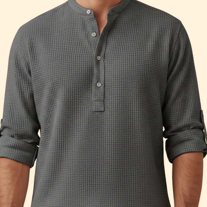 Men's Casual Button-Up Shirt