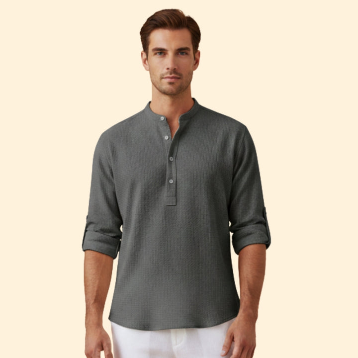 Men's Casual Button-Up Shirt