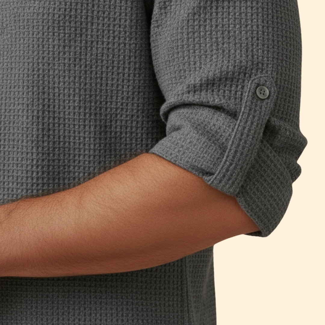 Men's Casual Button-Up Shirt