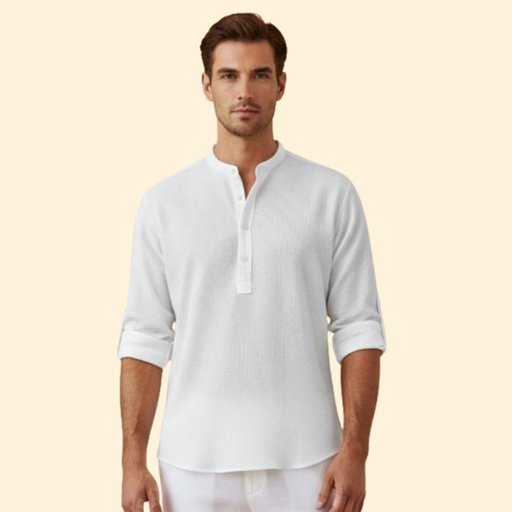 Men's Casual Button-Up Shirt