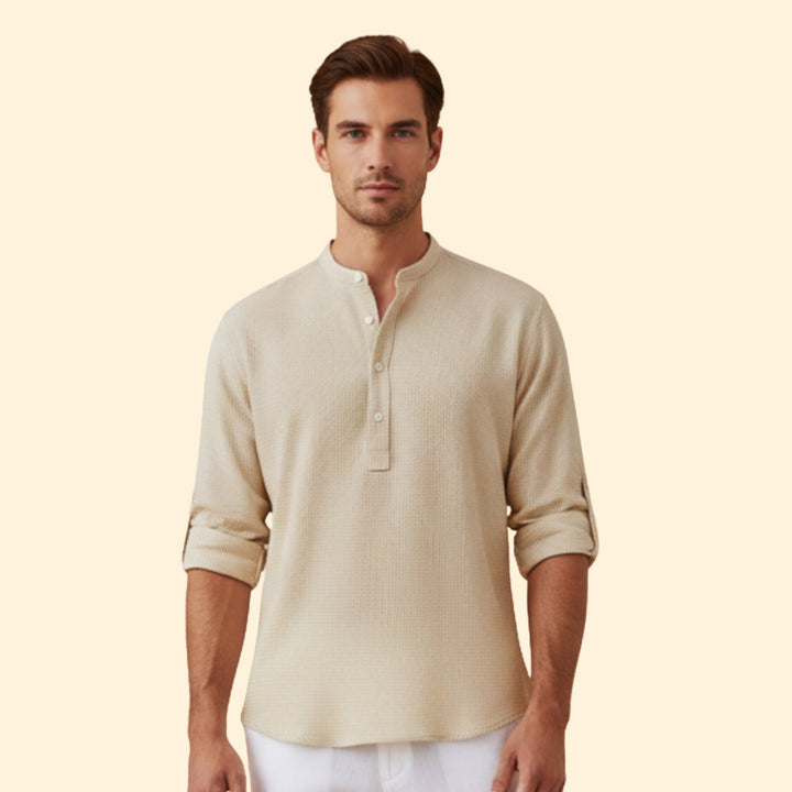 Men's Casual Button-Up Shirt