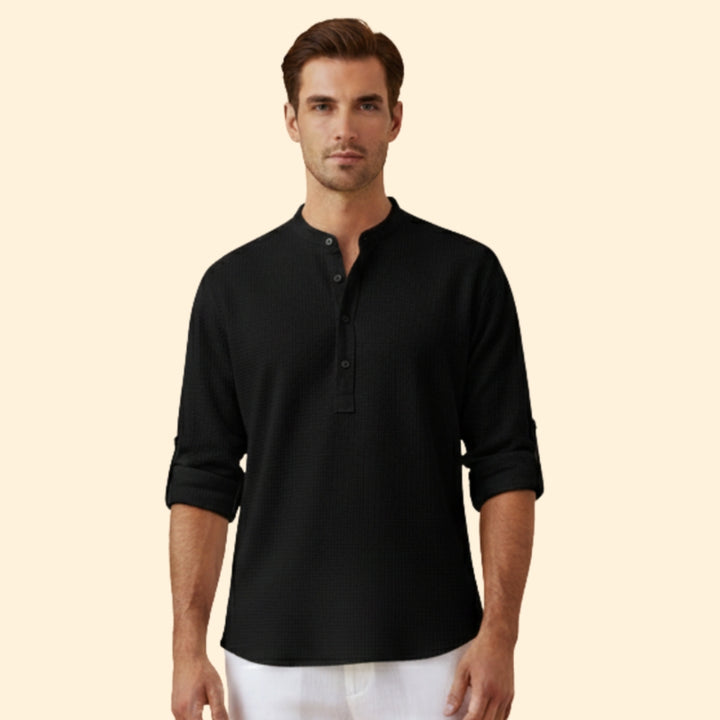 Men's Casual Button-Up Shirt