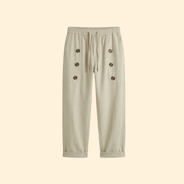 Men's Casual Button Trousers
