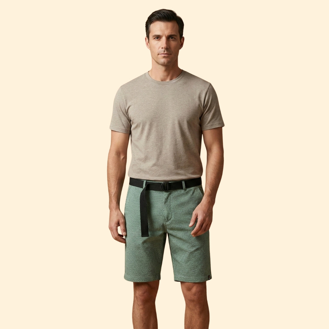 Men's Casual Checkered Shorts