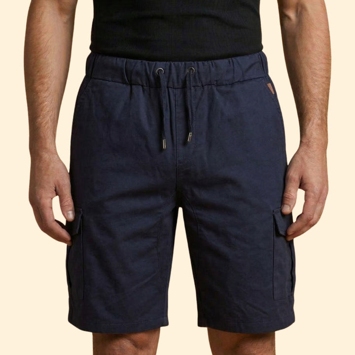 Men's Casual Drawstring Cargo Shorts