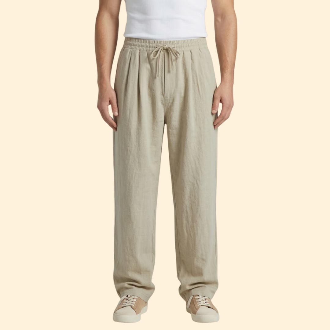 Men's Casual Drawstring Trousers