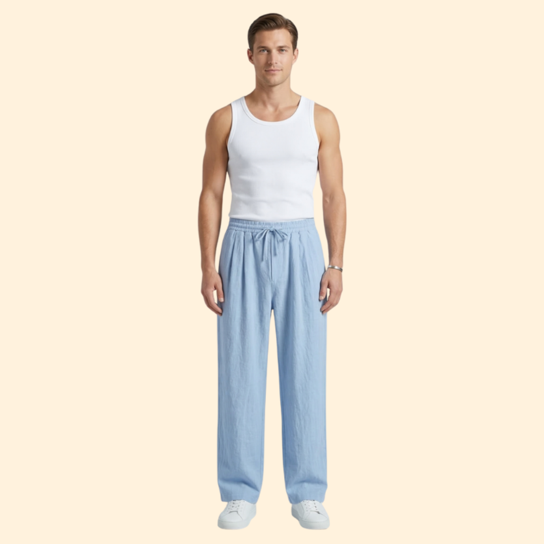 Men's Casual Drawstring Trousers