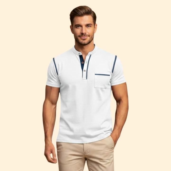 Men's Casual Henley Shirt
