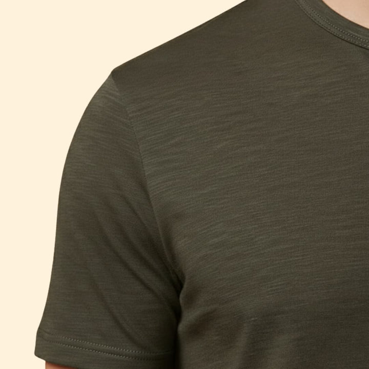 Men's Casual Henley Top