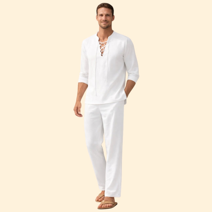 Men's Casual Lace-Up Set