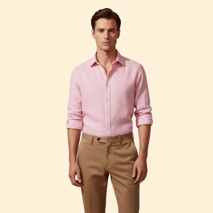 Men's Casual Linen Shirt
