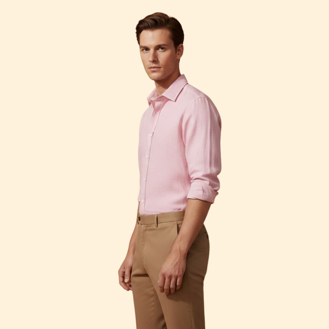 Men's Casual Linen Shirt
