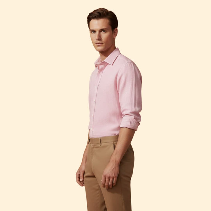 Men's Casual Linen Shirt