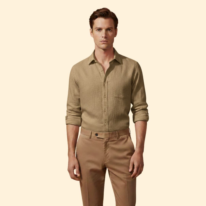 Men's Casual Linen Shirt