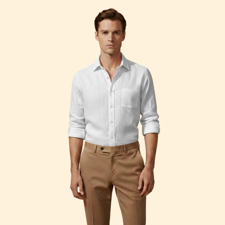 Men's Casual Linen Shirt