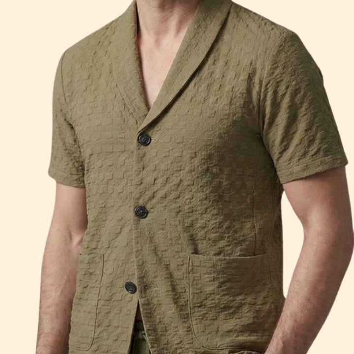 Men’s Casual Patterned Outfit