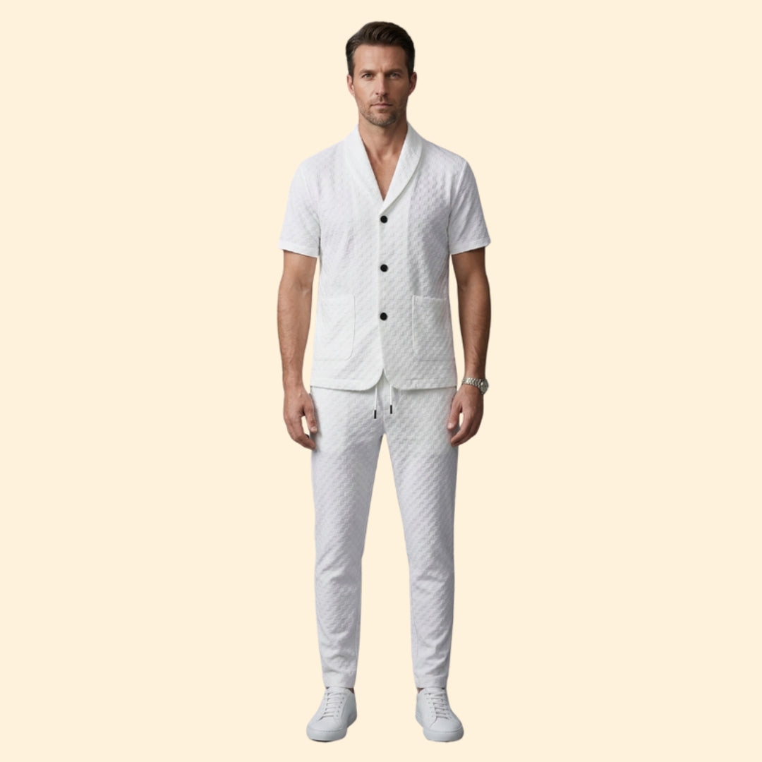 Men’s Casual Patterned Outfit