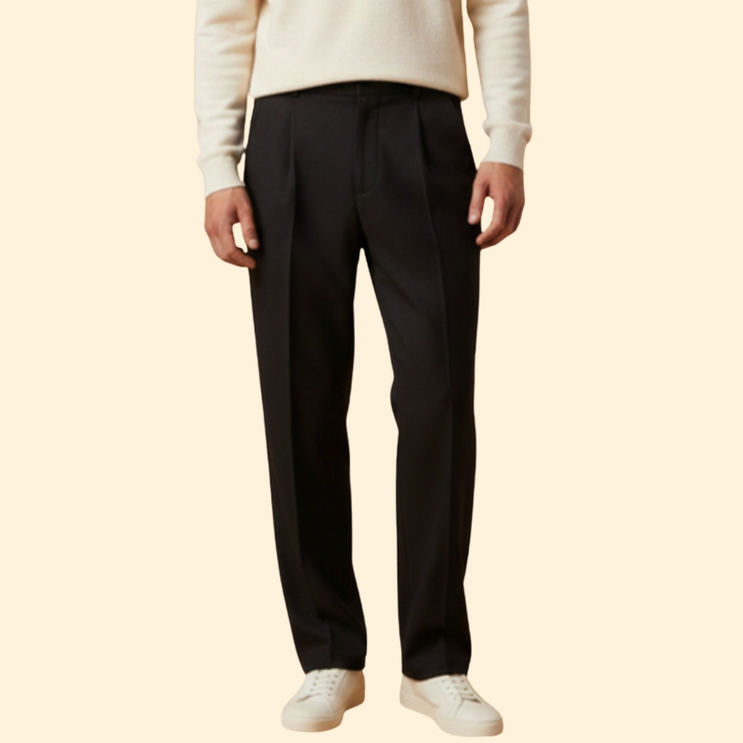 Men's Casual Pleated Pants
