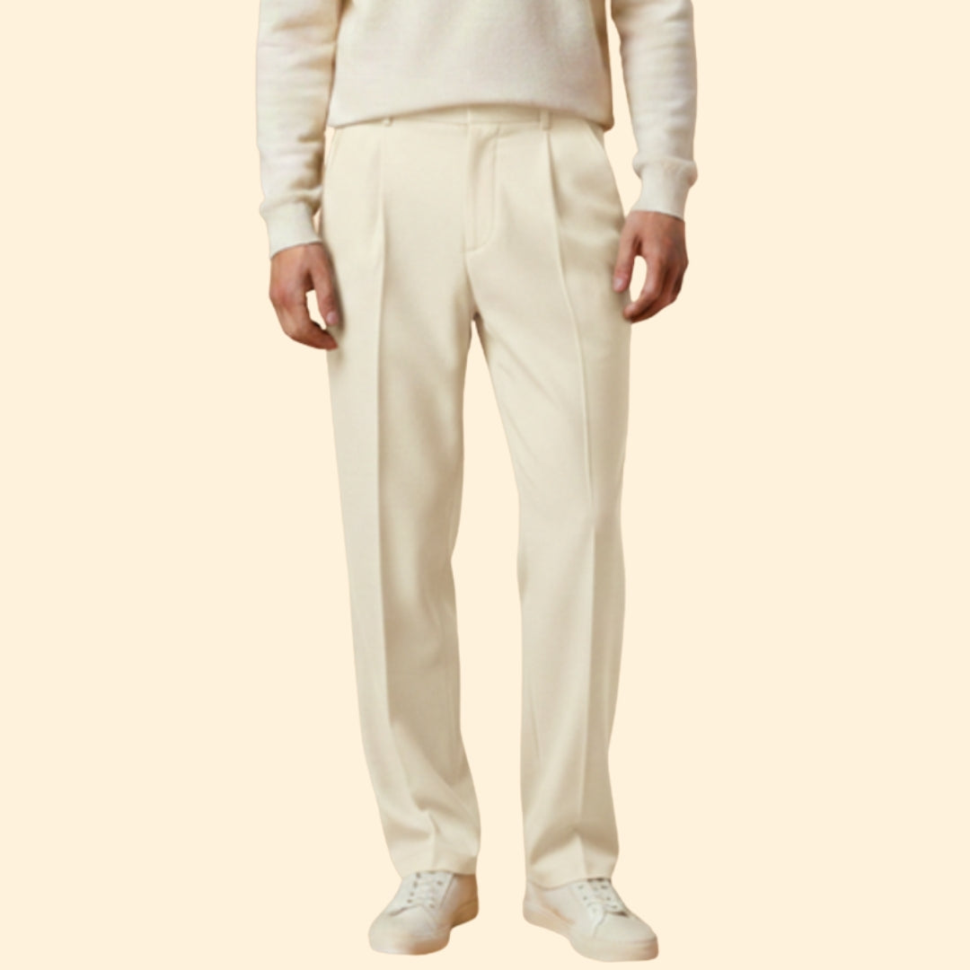 Men's Casual Pleated Pants