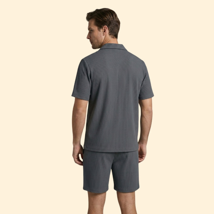 Men's Casual Shirt Set
