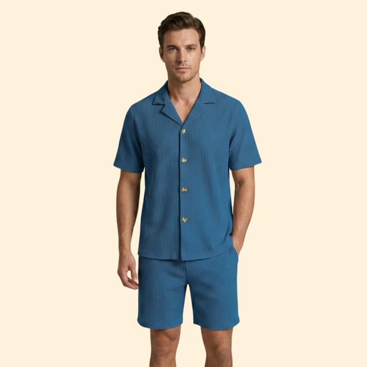 Men's Casual Shirt Set