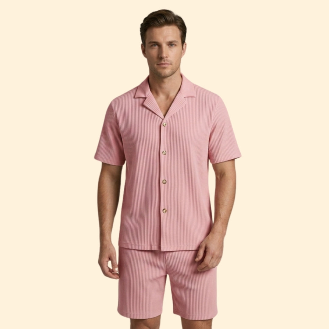 Men's Casual Shirt Set
