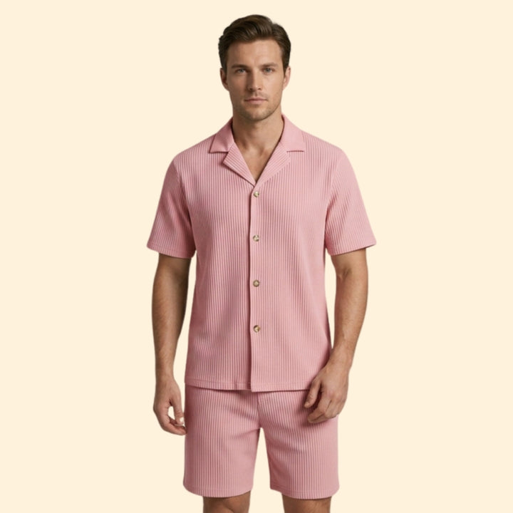 Men's Casual Shirt Set