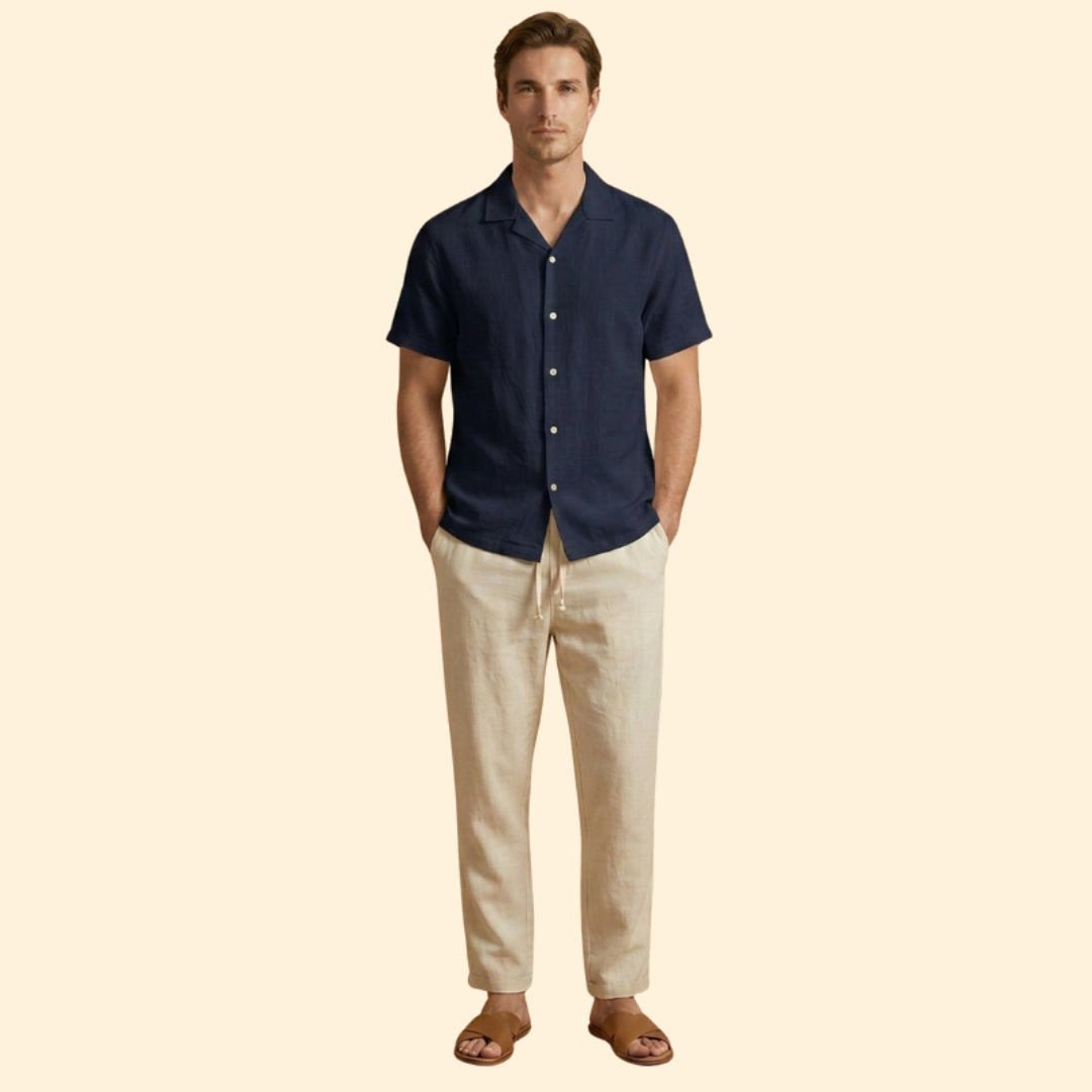 Men's Casual Shirt & Pants Set