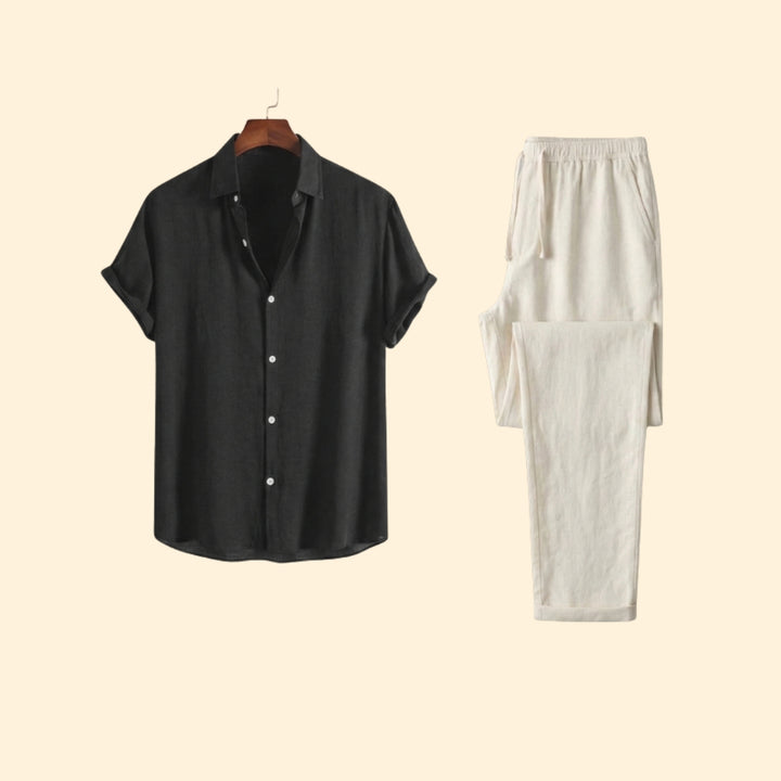 Men's Casual Shirt & Pants Set