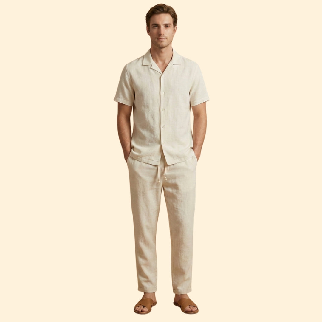 Men's Casual Shirt & Pants Set