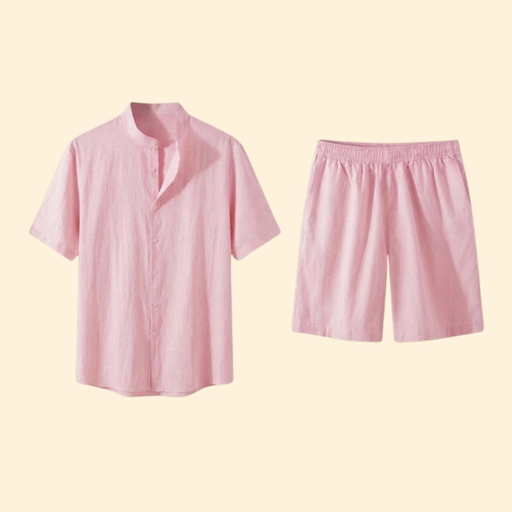 Men's Casual Shirt & Shorts Set