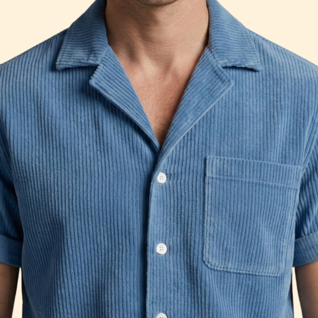 Men’s Casual Shirt & Shorts Set