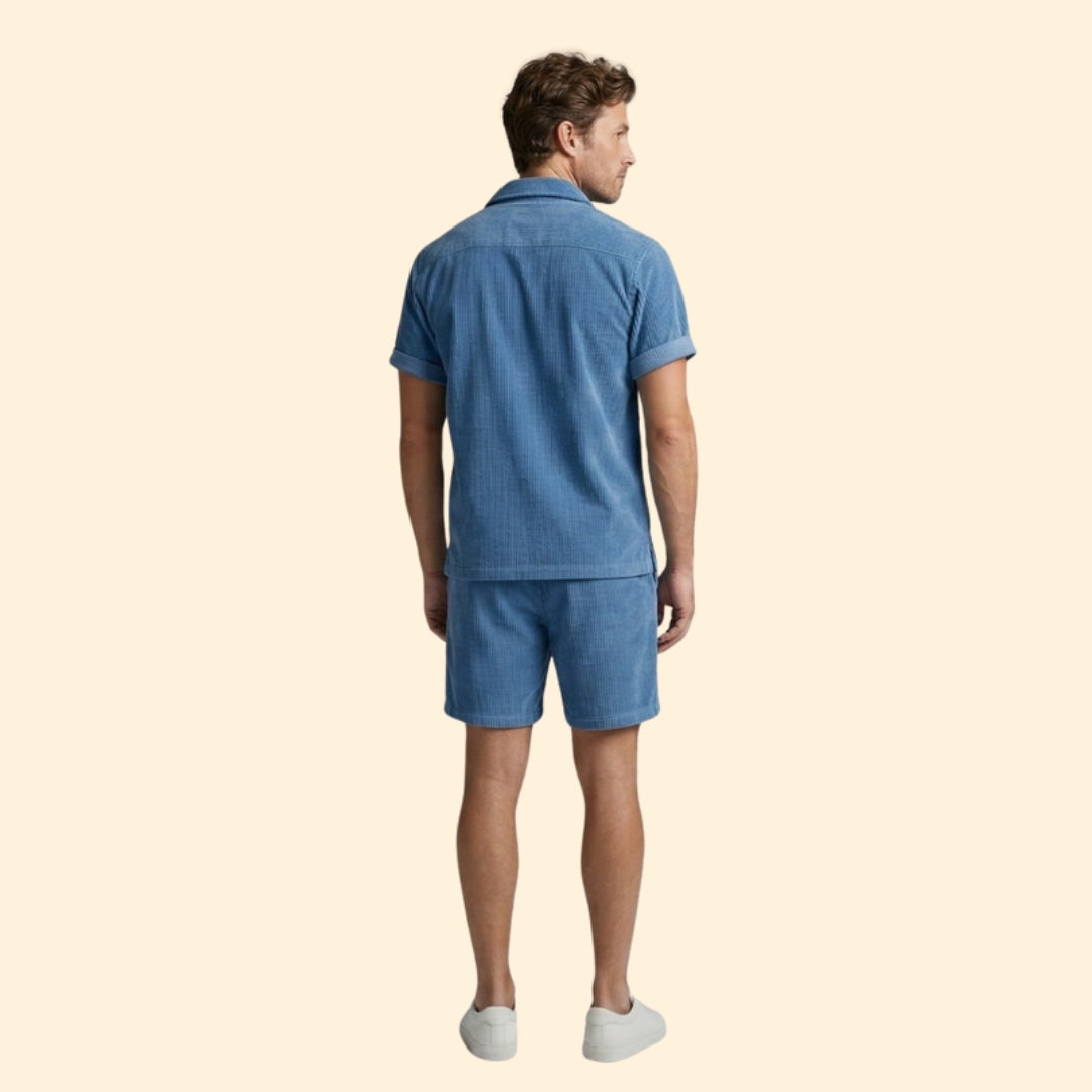 Men’s Casual Shirt & Shorts Set