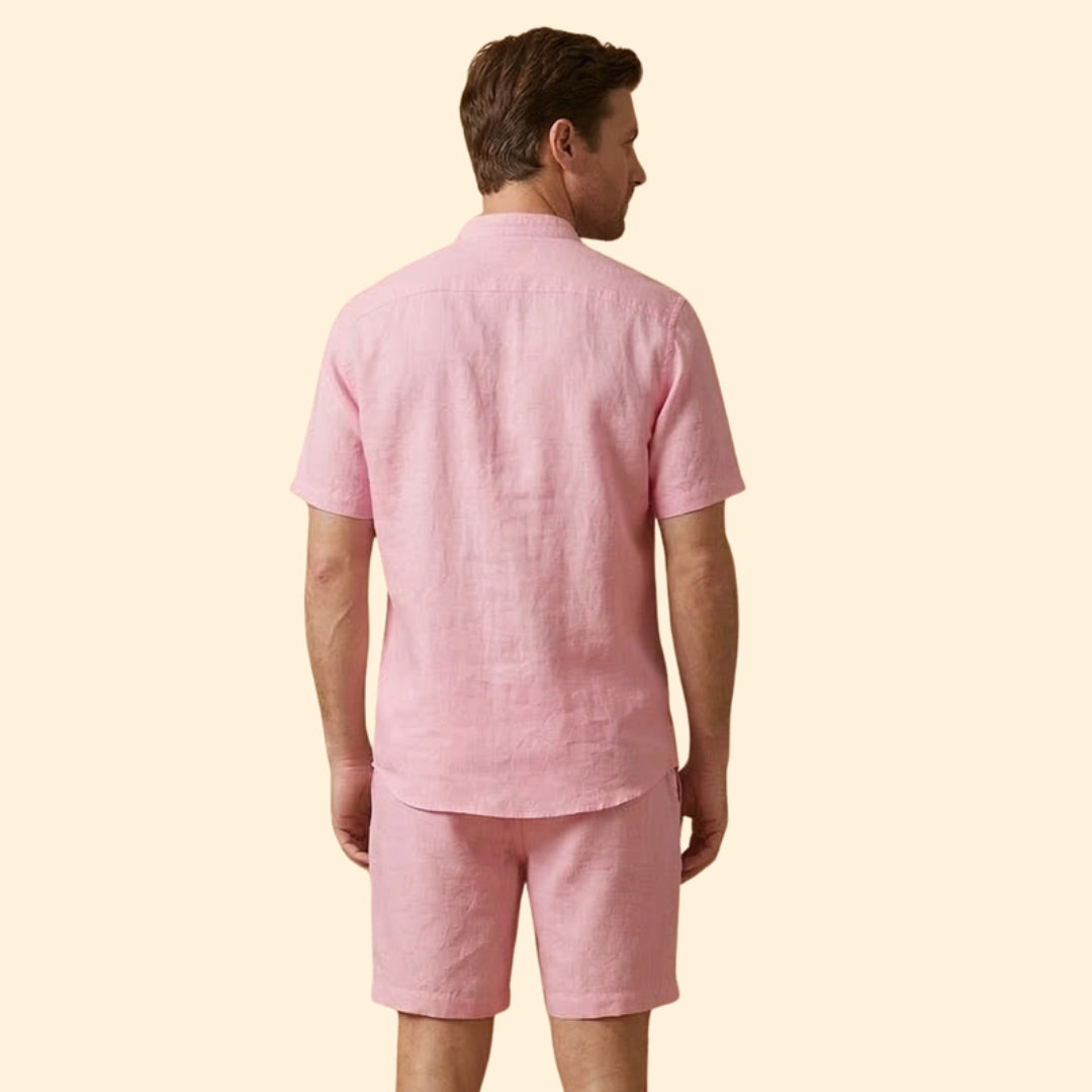 Men's Casual Shirt & Shorts Set