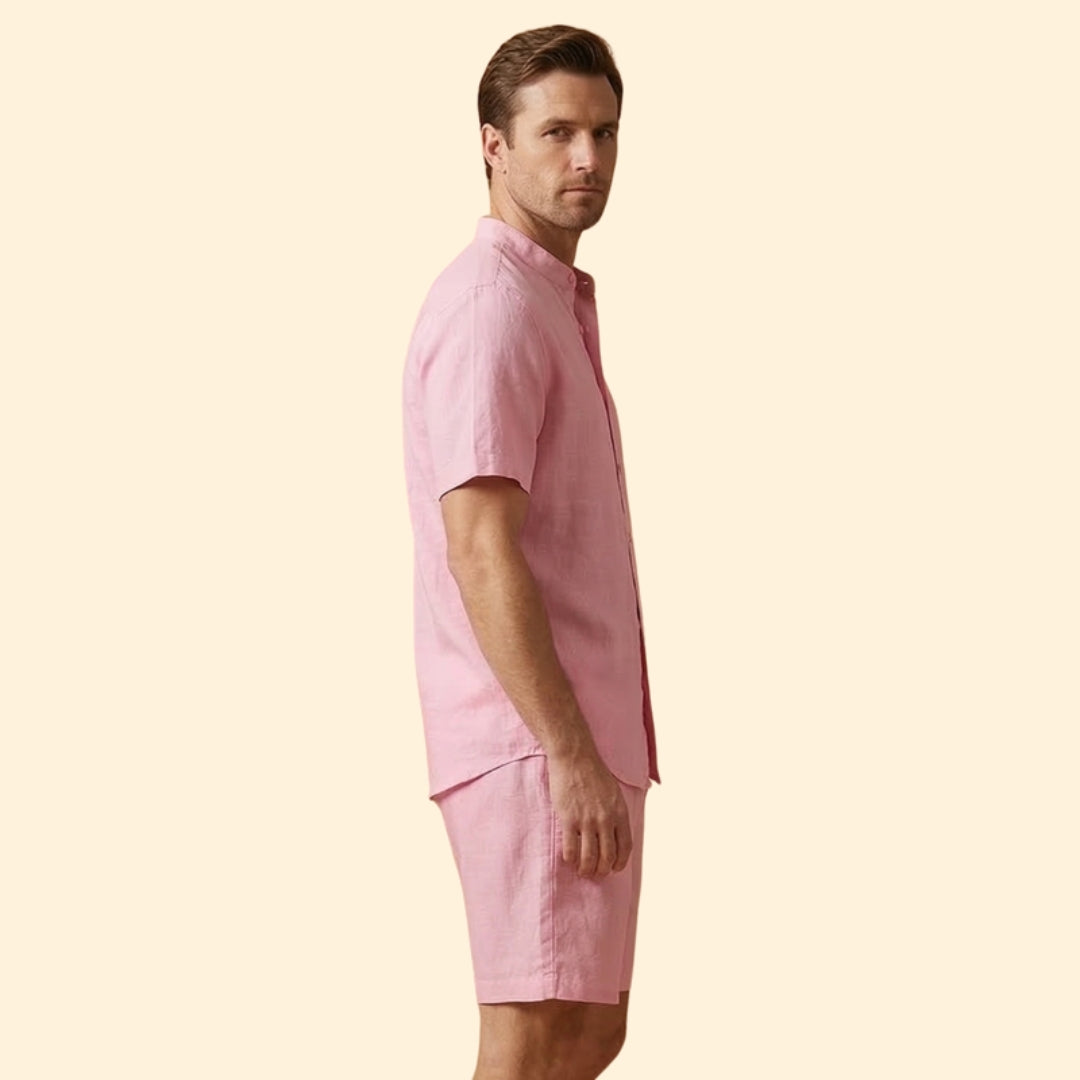 Men's Casual Shirt & Shorts Set