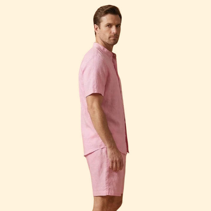 Men's Casual Shirt & Shorts Set