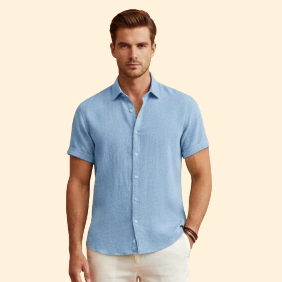 Men's Casual Short Sleeve Shirt