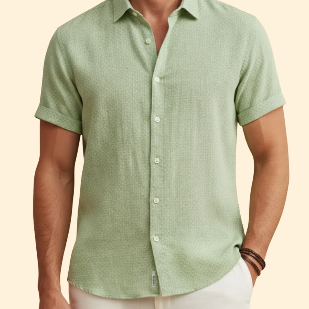 Men's Casual Short Sleeve Shirt