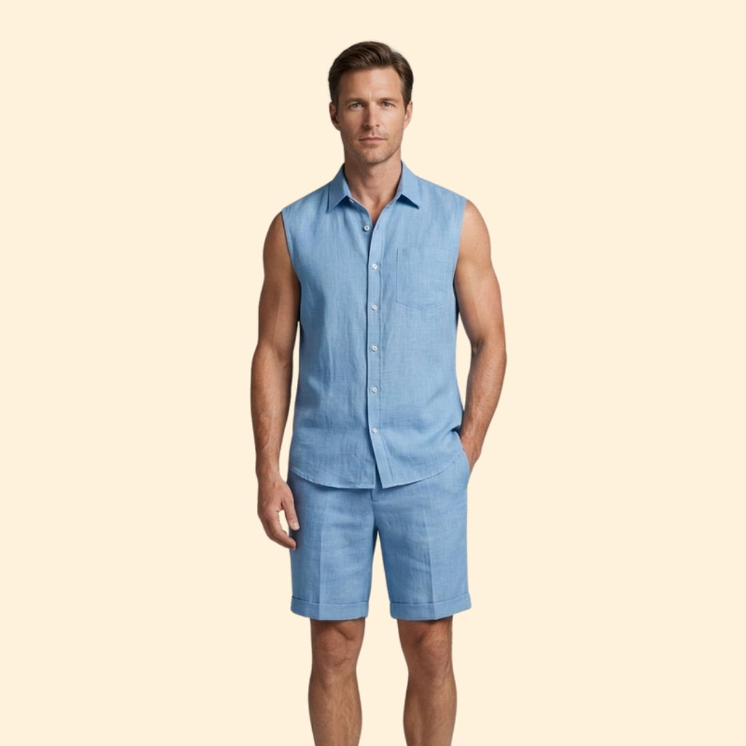 Men’s Casual Sleeveless Outfit