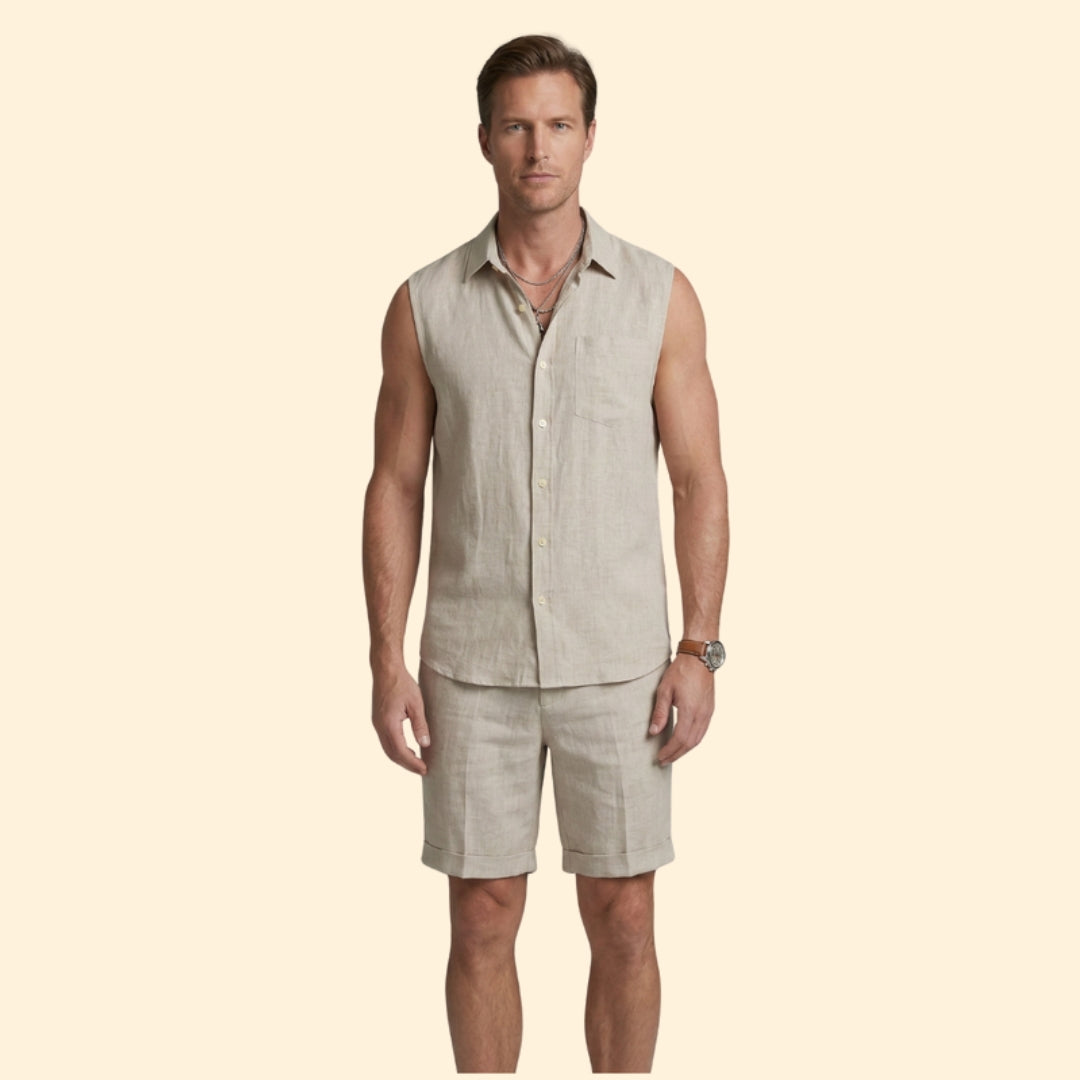 Men’s Casual Sleeveless Outfit