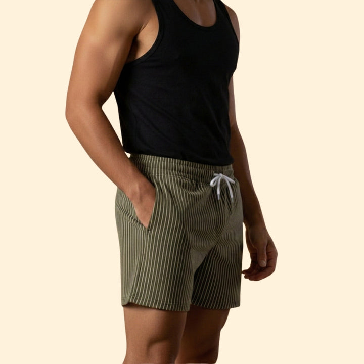 Men's Casual Stripe Shorts