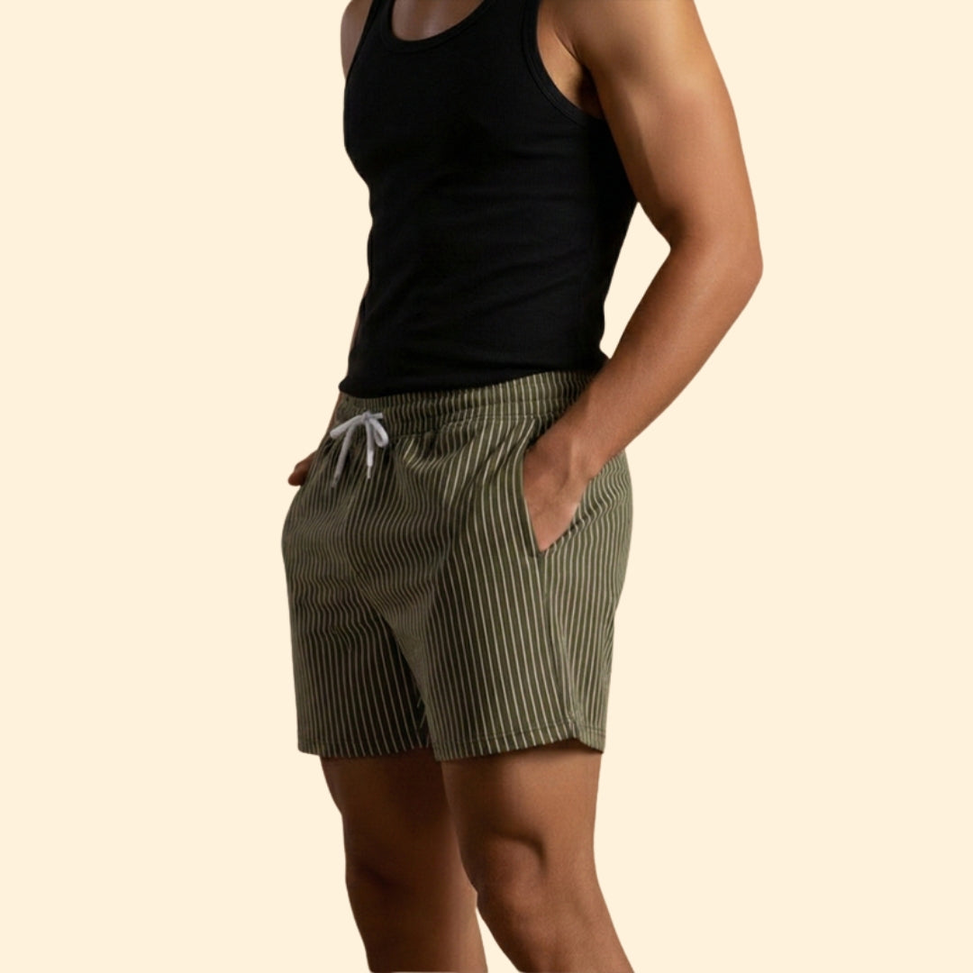 Men's Casual Stripe Shorts