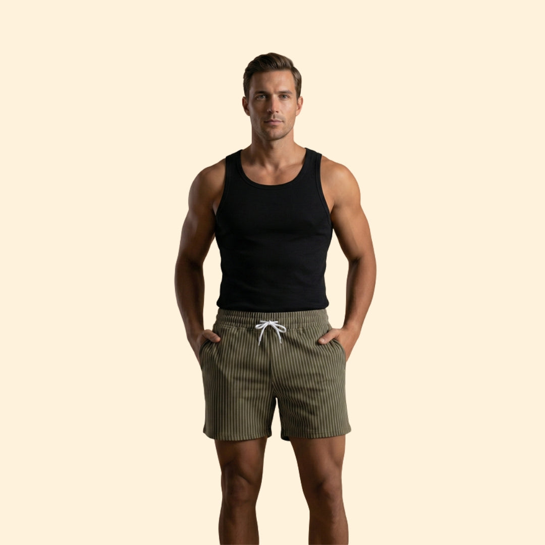 Men's Casual Stripe Shorts