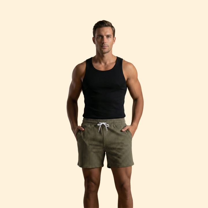 Men's Casual Stripe Shorts