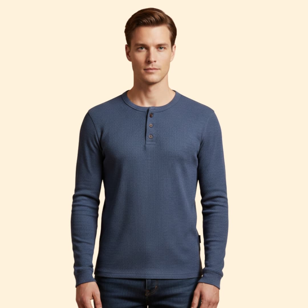 Men's Classic Henley Shirt