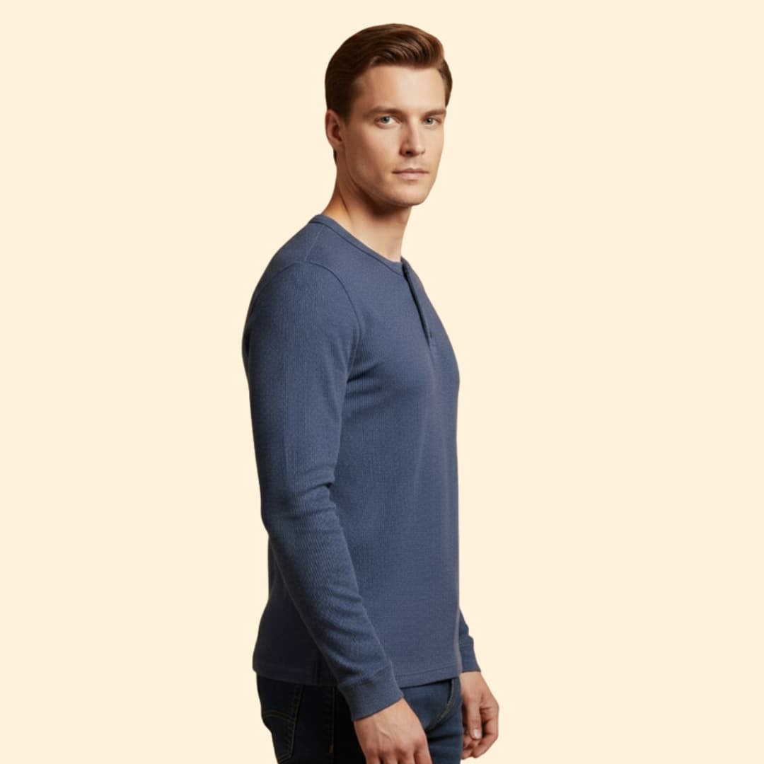 Men's Classic Henley Shirt