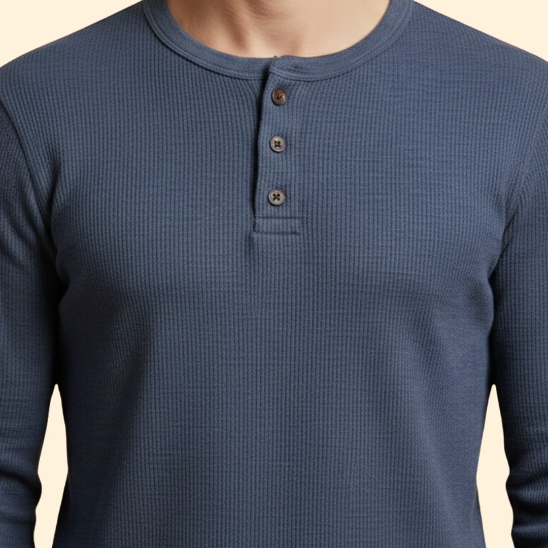 Men's Classic Henley Shirt