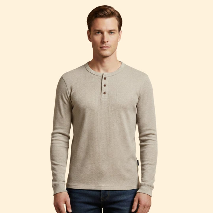 Men's Classic Henley Shirt